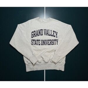Vintage Grand Valley State University Champion Reverse Weave Crewneck Mens Small